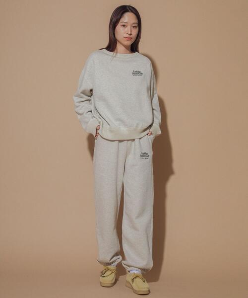 Lepidos（レピドス）の「＜Lepidos Sunny Club＞ロゴ刺繍 裏毛 スウェット パンツ -ウォッシャブル-（その他パンツ・レディース・ライトグレー・S/M/L/XL）」の19枚目の写真