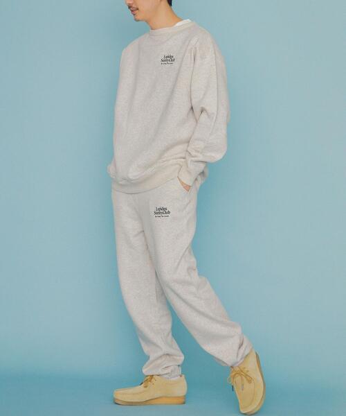 Lepidos（レピドス）の「＜Lepidos Sunny Club＞ロゴ刺繍 裏毛 スウェット パンツ -ウォッシャブル-（その他パンツ・レディース・ライトグレー・S/M/L/XL）」の20枚目の写真