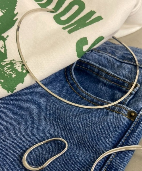 Auntie Rosa Holiday（アンティローザホリデー）の「シンプルネックカフ（ネックレス・レディース・シルバー/ゴールド・FREE）」の7枚目の写真