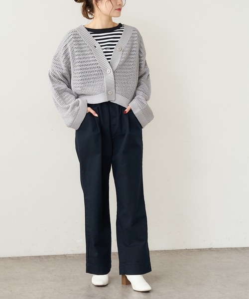 PUAL CE CIN（ピュアルセシン）の「【JAPAN】カツラギストレッチストレートパンツ（その他パンツ・レディース・ホワイト/ベージュ/ネイビー/ナチュラル・FREE）」の22枚目の写真