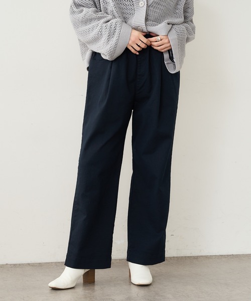 PUAL CE CIN（ピュアルセシン）の「【JAPAN】カツラギストレッチストレートパンツ（その他パンツ・レディース・ホワイト/ベージュ/ネイビー/ナチュラル・FREE）」の21枚目の写真