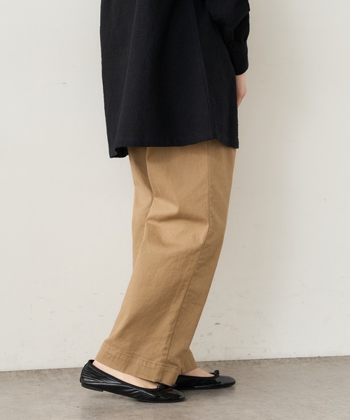 PUAL CE CIN（ピュアルセシン）の「【JAPAN】カツラギストレッチストレートパンツ（その他パンツ・レディース・ホワイト/ベージュ/ネイビー/ナチュラル・FREE）」の18枚目の写真