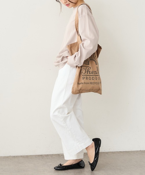 PUAL CE CIN（ピュアルセシン）の「【JAPAN】カツラギストレッチストレートパンツ（その他パンツ・レディース・ホワイト/ベージュ/ネイビー/ナチュラル・FREE）」の13枚目の写真