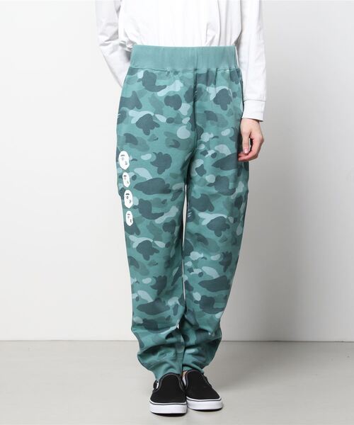 A BATHING APE（アベイシングエイプ）の「COLOR CAMO SWEAT PANTS M（スウェットパンツ・メンズ・グレー/バーガンディー/グリーン・LARGE/XX-LARGE/X-LARGE/MEDIUM/SMALL）」の9枚目の写真