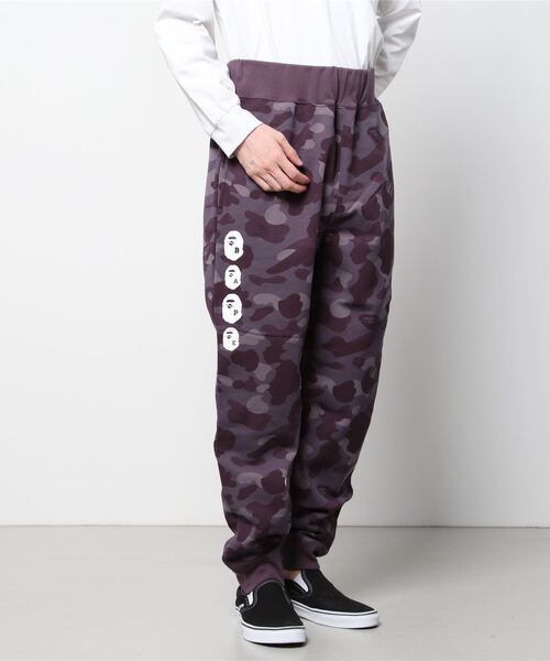 A BATHING APE（アベイシングエイプ）の「COLOR CAMO SWEAT PANTS M（スウェットパンツ・メンズ・グレー/バーガンディー/グリーン・LARGE/XX-LARGE/X-LARGE/MEDIUM/SMALL）」の11枚目の写真