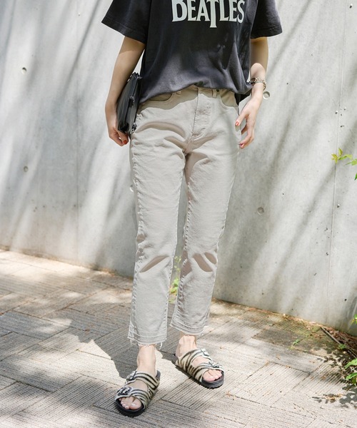 JOURNAL STANDARD（ジャーナルスタンダード）の「リラックスストレートデニム（デニムパンツ・レディース・ネイビー/グレー/ブルー/ブルー系その他・40/38/36）」の6枚目の写真