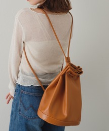 Kastane | 【カタログ掲載アイテム】フェイクレザーナップサック(バックパック/リュック)