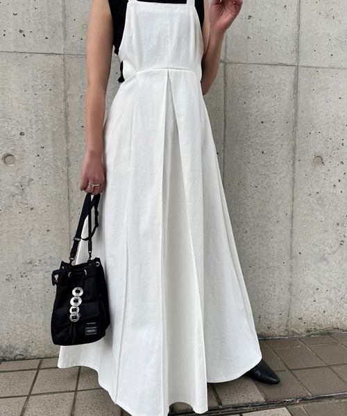 デニム ワンピース ステッチ 長袖 ロング丈 韓国 全2色 S~XL デニムワンピース ワンピース ロングワンピ 長袖 レディース