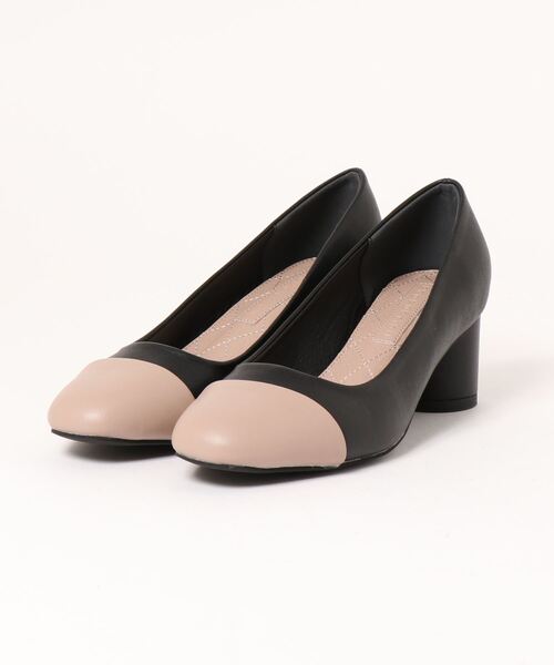 美人百花6月号タイアップ商品 バイカラーカラムヒールパンプス パンプス Edit Cologne エディットコロン のファッション通販 Zozotown