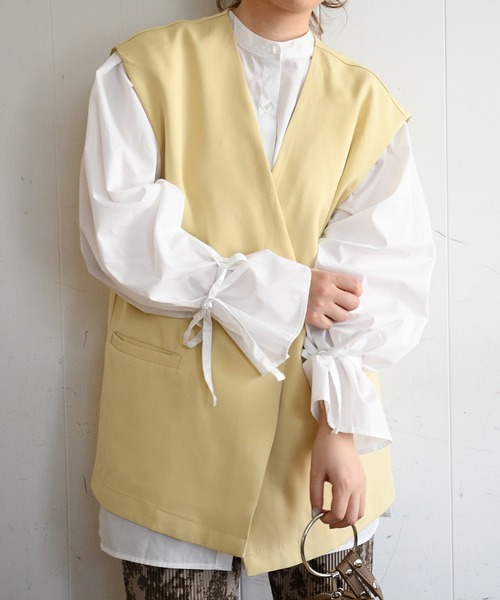 セール ボリュームスリーブ袖リボンブラウス シャツ ブラウス Sango Sango のファッション通販 Zozotown