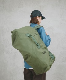 実物 新品 米軍 ダブルストラップ コーデュラナイロン ダッフルバック USステンシル