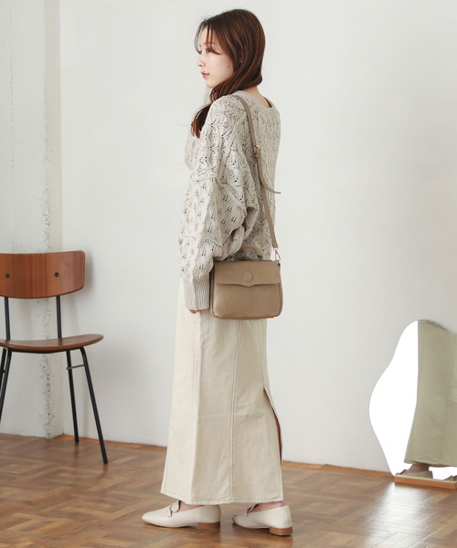 SENSE OF PLACE by URBAN RESEARCH（センスオブプレイスバイアーバンリサーチ）の「デニムマーメイドスカート（デニムスカート・レディース・ブラック/アイボリー/ライトインディゴブルー/ワンウォッシュ・SMALL/MEDIUM）」の21枚目の写真