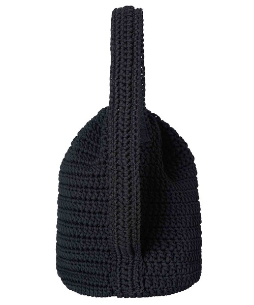 X-girl（エックスガール）の「KNIT BONSAC（ショルダーバッグ・レディース・ホワイト/ブラック・ONE SIZE）」の8枚目の写真