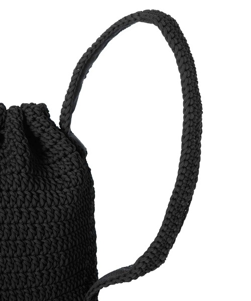 X-girl（エックスガール）の「KNIT BONSAC（ショルダーバッグ・レディース・ホワイト/ブラック・ONE SIZE）」の14枚目の写真