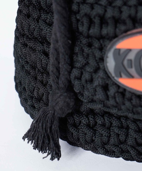 X-girl（エックスガール）の「KNIT BONSAC（ショルダーバッグ・レディース・ホワイト/ブラック・ONE SIZE）」の17枚目の写真