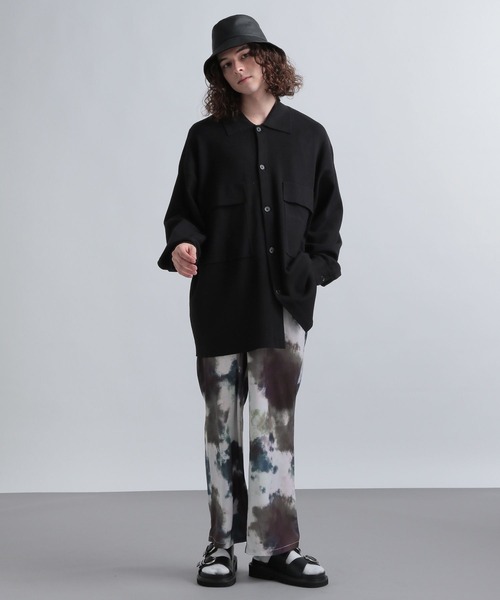 HARE(ハレ)の「トロミBLURパンツ(HARE)(その他パンツ・メンズ・ブラック/オフホワイト・FREE)」の6枚目の写真