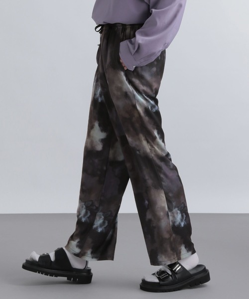 HARE(ハレ)の「トロミBLURパンツ(HARE)(その他パンツ・メンズ・ブラック/オフホワイト・FREE)」の10枚目の写真