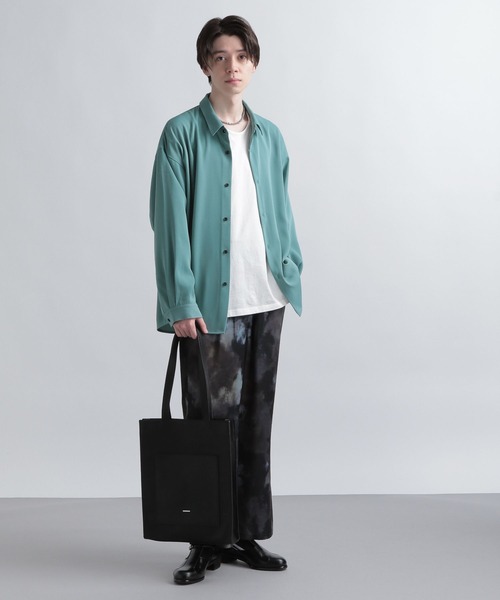 HARE(ハレ)の「トロミBLURパンツ(HARE)(その他パンツ・メンズ・ブラック/オフホワイト・FREE)」の21枚目の写真