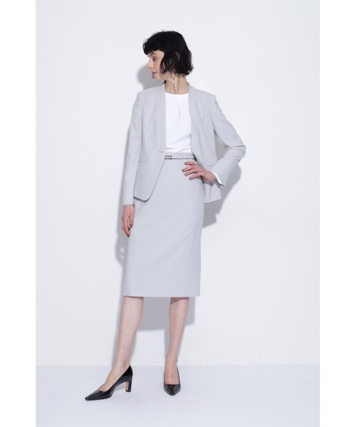 BOSCH（ボッシュ）の「◆ライトジャージセットアップスカート（スカート・レディース・グレー/ネイビー/グレー系その他・38/36/40）」の4枚目の写真