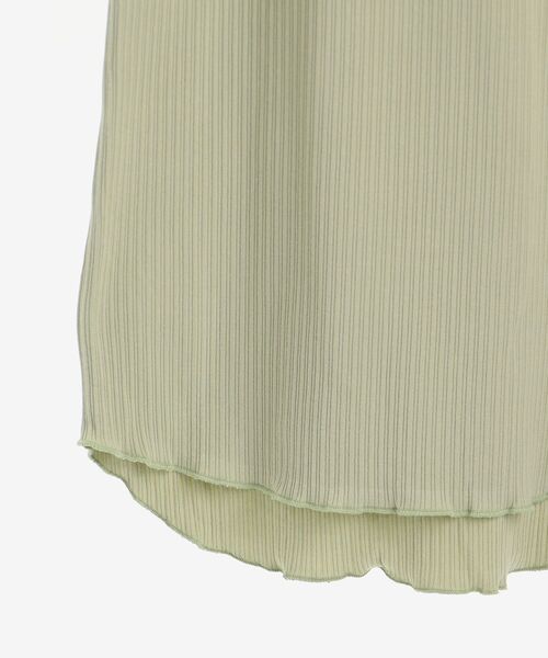 le.coeur blanc（ルクールブラン）の「ランダムリブタンク（タンクトップ・レディース・ブラック/オフホワイト/カーキオリーブ/グレイッシュベージュ・38）」の15枚目の写真