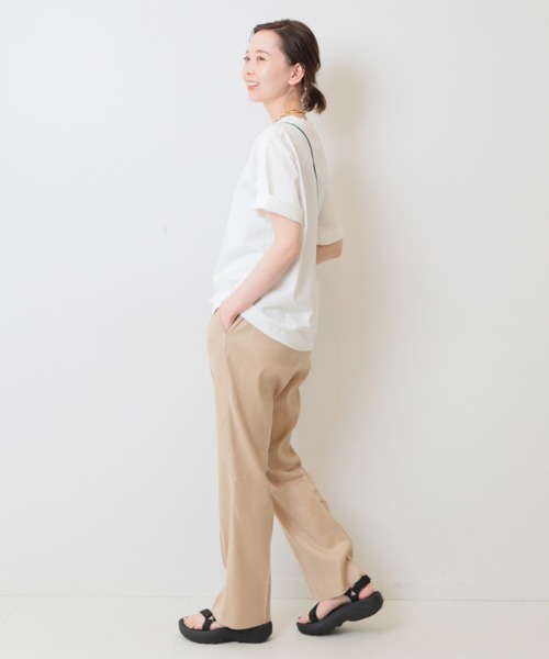 SLOBE IENA（スローブイエナ）の「リネンピンタックセミフレア