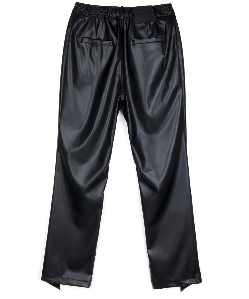 ANOTHERYOUTH（アナザーユース）の「【ANOTHERYOUTH/アナザーユース】side snap leather pts/フェイクレザーパンツ（その他パンツ・メンズ・ブラック・ONE SIZE）」の11枚目の写真