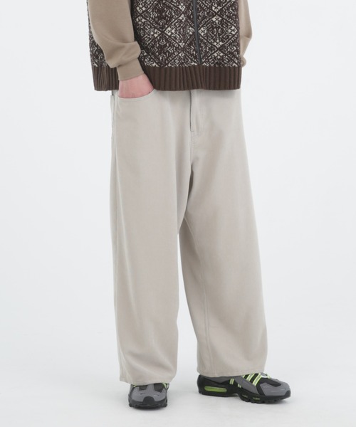 Iroquois（イロコイ）の「TECH CORDUROY WIDE PT（その他パンツ・メンズ・ブラウン/アイボリー/ブラック・2/3/1）」の3枚目の写真