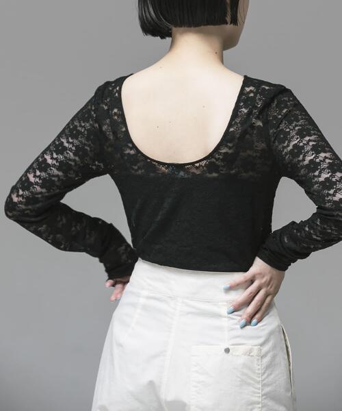 URBAN RESEARCH（アーバンリサーチ）の「ambiguous　Lace Body Suit（その他アンダーウェア/インナー・レディース・ブラック/ホワイト/ピンク・FREE）」の5枚目の写真