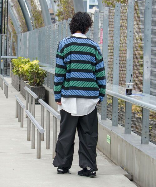 GLOSTER（グロスター）の「【GLOSTER/グロスター】ジオメトリック ジャガードカーディガン（カーディガン/ボレロ・メンズ・ブラック系その他/ブルー系その他/イエロー系その他・MEDIUM/LARGE）」の14枚目の写真