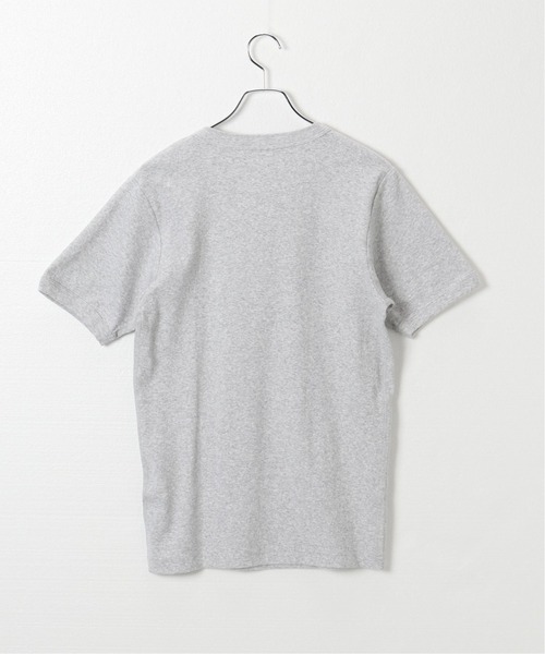 HANES(ヘインズ)の「【Hanes/ヘインズ】 BEEFY リブヘンリーネックTシャツ(Tシャツ/カットソー・メンズ・ホワイト/チャコールグレー・LARGE/X-LARGE)」の3枚目の写真