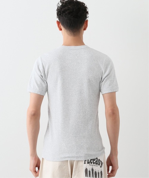 HANES(ヘインズ)の「【Hanes/ヘインズ】 BEEFY リブヘンリーネックTシャツ(Tシャツ/カットソー・メンズ・ホワイト/チャコールグレー・LARGE/X-LARGE)」の15枚目の写真