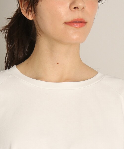 THE SHOP TK （ザ ショップ ティーケー ）の「◆ギャザー七分袖プルオーバー（Tシャツ/カットソー・レディース・ブラック/ベージュ/ホワイト系・12/13）」の20枚目の写真