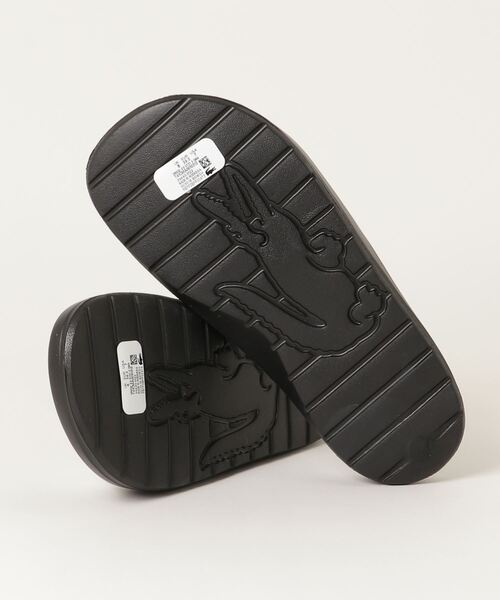 ■LACOSTE■ラコステ レイヤードワニロゴ入りスライドサンダル LACOSTE シャワーサンダル メンズ/ラコステ CROCO 2.0 スライド
