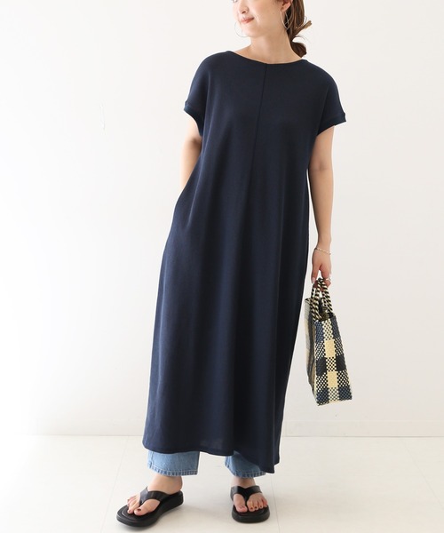 限定セール バックリボンワッフルワンピース 手洗い可能 手洗い可能 ワンピース を購入できます Iena Slobe ワンピース ドレス Iena スローブイエナ のファッション 特価買取
