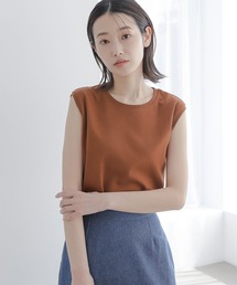 LAKOLE | 40CインターロックスリーブレスTシャツ / 274372(Tシャツ/カットソー)