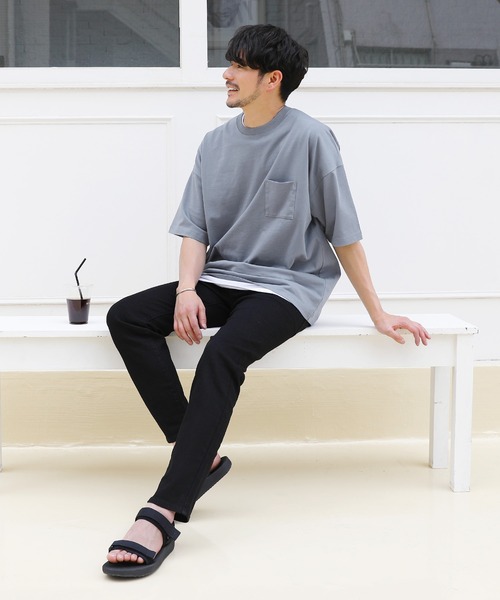 LIL VENDARS(リルヴェンダース)の「ハイストレッチテーパードデニムパンツ(デニムパンツ・メンズ・ブラック/インディゴブルー/ブルー・M/L/XL)」の8枚目の写真