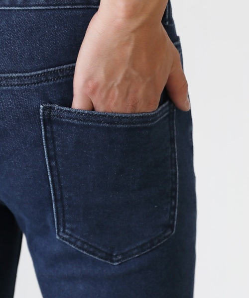 LIL VENDARS(リルヴェンダース)の「ハイストレッチテーパードデニムパンツ(デニムパンツ・メンズ・ブラック/インディゴブルー/ブルー・M/L/XL)」の17枚目の写真