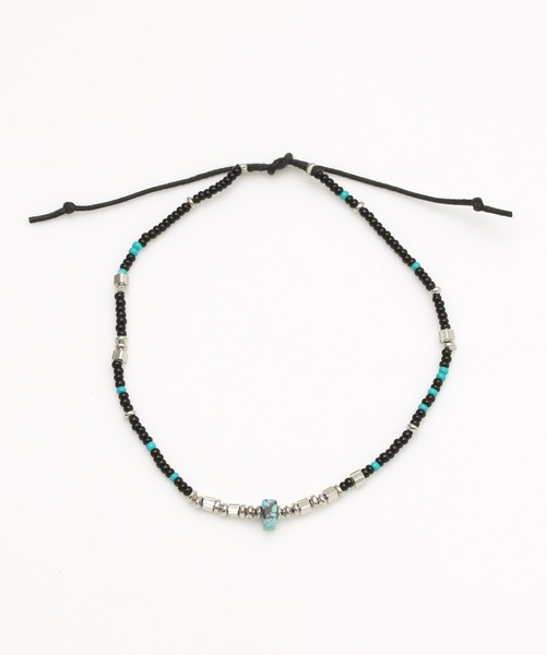 チャイハネ（チャイハネ）の「【チャイハネ】ミリオンミサンガ（アンクレット・メンズ・ホワイト/ライトブルー/ブラック/レッド/ターコイズブルー/イエロー・FREE）」の9枚目の写真