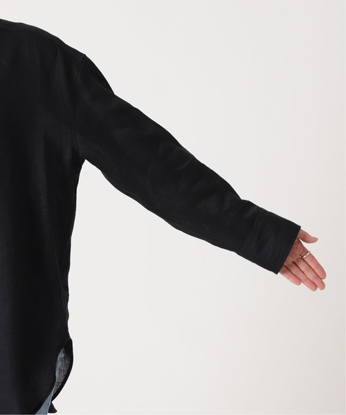 journal standard L'essage（ジャーナルスタンダードレサージュ）の「オーガニックリネンロングシャツ（シャツ/ブラウス・レディース・ホワイト/ブラック/パープル・FREE）」の20枚目の写真