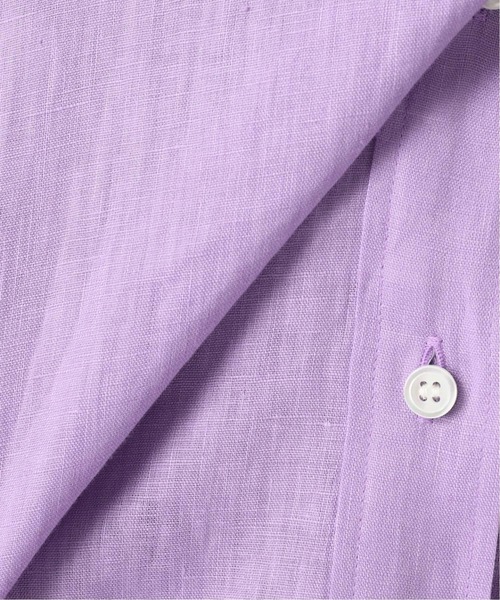 journal standard L'essage（ジャーナルスタンダードレサージュ）の「オーガニックリネンロングシャツ（シャツ/ブラウス・レディース・ホワイト/ブラック/パープル・FREE）」の21枚目の写真