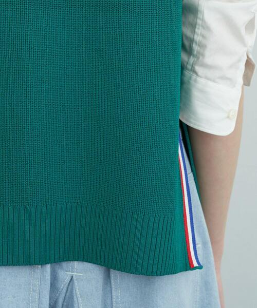 FRAPBOIS（フラボア）の「ヘンリーベスト（ベスト・レディース・グリーン/ベージュ・1/2）」の21枚目の写真