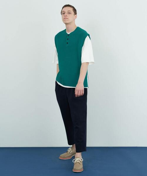 FRAPBOIS（フラボア）の「ヘンリーベスト（ベスト・レディース・グリーン/ベージュ・1/2）」の13枚目の写真