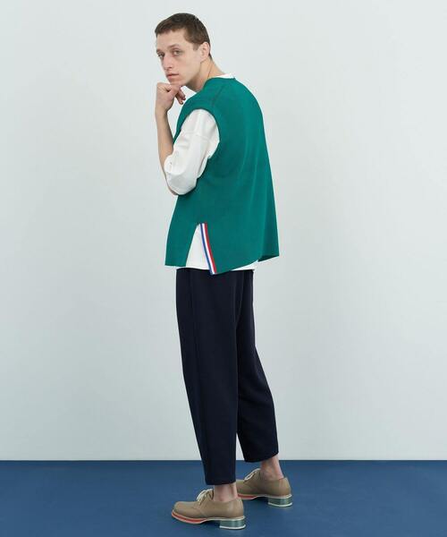 FRAPBOIS（フラボア）の「ヘンリーベスト（ベスト・レディース・グリーン/ベージュ・1/2）」の12枚目の写真