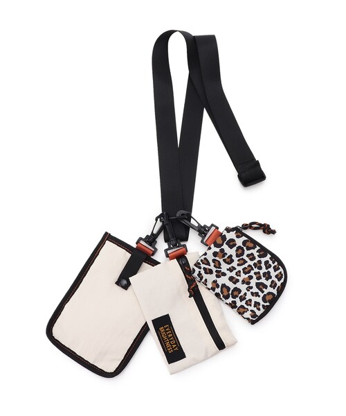 SHOO・LA・RUE（シューラルー）の「◆【3点セット】ポーチショルダー（ショルダーバッグ・レディース・オフホワイト/ナチュラル/ブラック・00）」の5枚目の写真