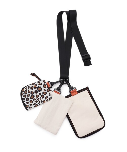 SHOO・LA・RUE（シューラルー）の「◆【3点セット】ポーチショルダー（ショルダーバッグ・レディース・オフホワイト/ナチュラル/ブラック・00）」の6枚目の写真