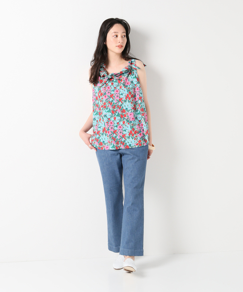 セール】IENA LA BOUCLE RATTIフラワーリボンブラウス（シャツ