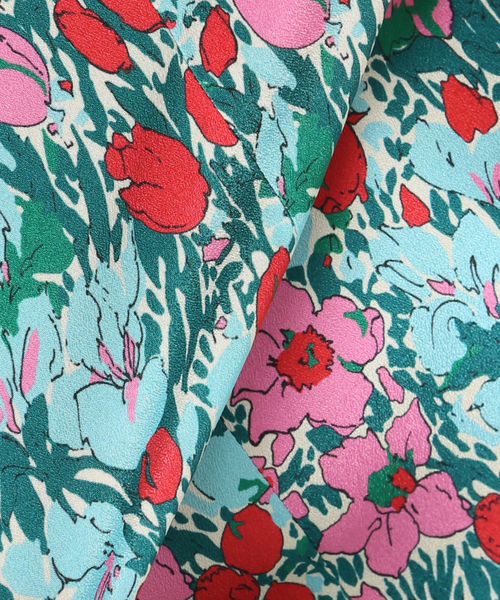 IENA LA BOUCLE フラワー柄 ブラウス シャツ IENA LA BOUCLE - IENA LA BOUCLE LIBERTY リバティブラウス 花