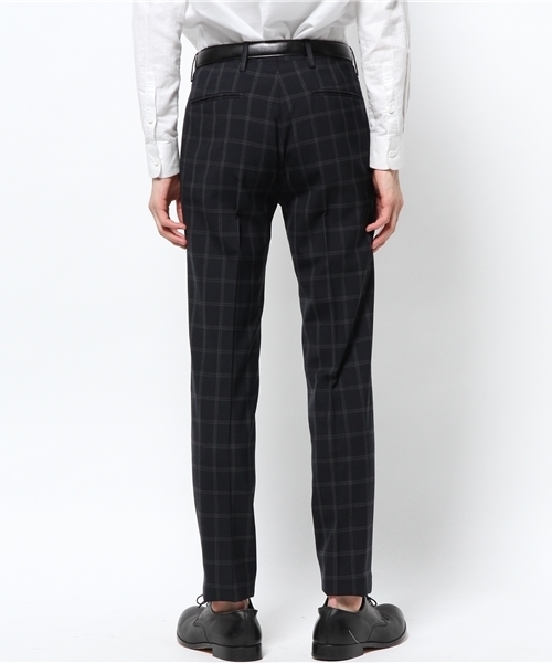 417 EDIFICE（フォーワンセブンエディフィス）の「◇DRESS / ドレス : W/Pウィンドペン スラックス（スーツパンツ・メンズ・ネイビー/チャコールグレー・SMALL/LARGE/MEDIUM）」の6枚目の写真