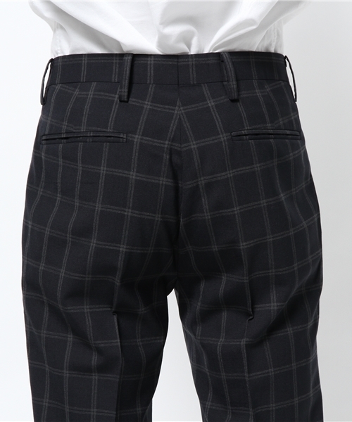 417 EDIFICE（フォーワンセブンエディフィス）の「◇DRESS / ドレス : W/Pウィンドペン スラックス（スーツパンツ・メンズ・ネイビー/チャコールグレー・SMALL/LARGE/MEDIUM）」の9枚目の写真