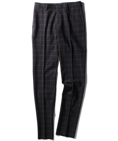 417 EDIFICE（フォーワンセブンエディフィス）の「◇DRESS / ドレス : W/Pウィンドペン スラックス（スーツパンツ・メンズ・ネイビー/チャコールグレー・SMALL/LARGE/MEDIUM）」の16枚目の写真